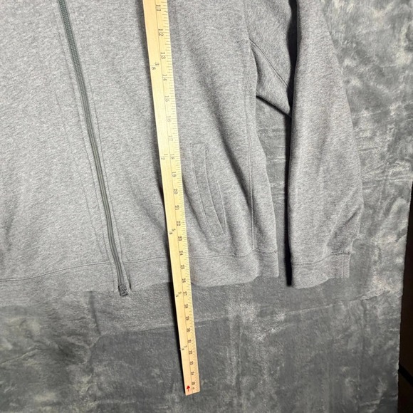 Armani Exchange Mens Full Zip Hoodie XL Gray Sweatshirt Logo Jacket - Picture 2 of 6
